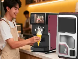 اختيار ، والتشغيل المنخفض التكلفة ، والتحضير الموسمي لآلات الآيس كريم للشركات الصغيرة